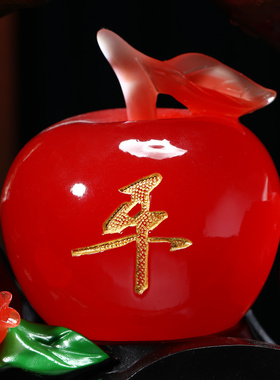 现货速发富贵平安摆件招财家居客厅酒柜暖居装饰工艺礼品摆饰乔迁