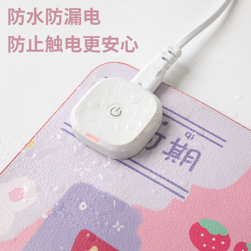 速发发热桌子工位办公室办公作垫面暖桌垫加热滑鼠垫办公桌书桌小