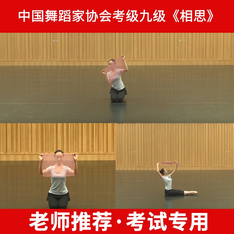 速发中思手帕相国舞蹈考级第九级道具舞蹈家考级用皮粉色手绢