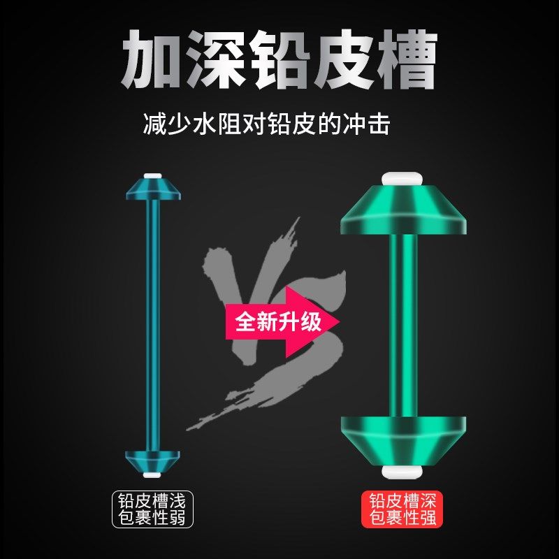 现货速发竞技刻度铅皮环保克度快速铅坠散装成品铅皮坠可调垂钓鱼