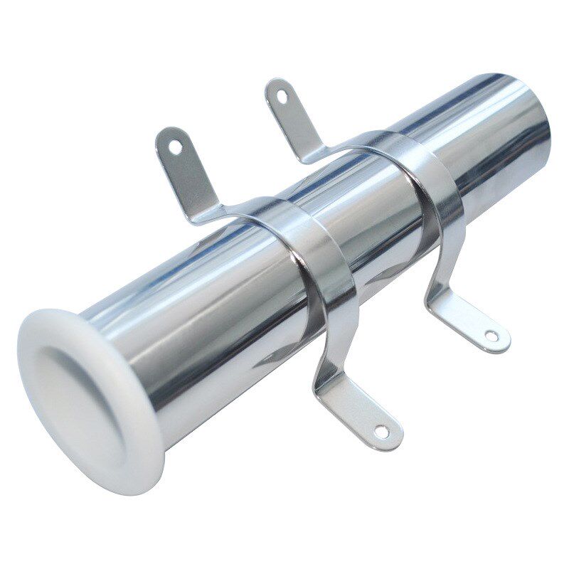 速发船式不锈钢白固定座鱼杆支架单筒座插用船舶游艇钓鱼配件