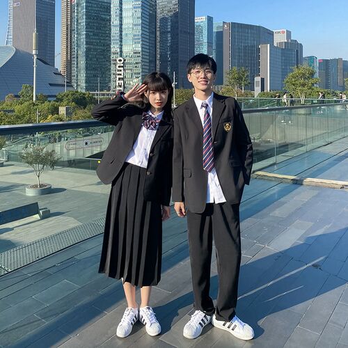 速发中学生校唱朗学演出服班服诵院风高中生毕业季运动会合服套装