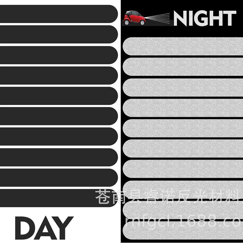 速发摩黑单车头盔托修夜间反光贴纸汽车白色遮盖色补划痕