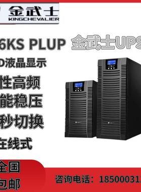 UPS电源PT6KS PLUP中性高频在线6KVA/4800W机房基站LCD液晶