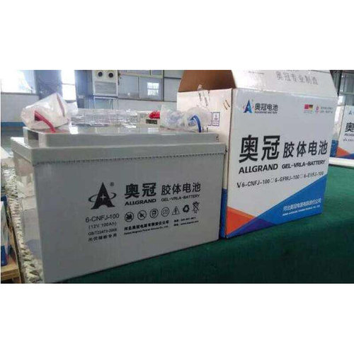 奥冠蓄电池6EVFJ-100 12V100AH  UPS/EPS直流屏胶体蓄电池