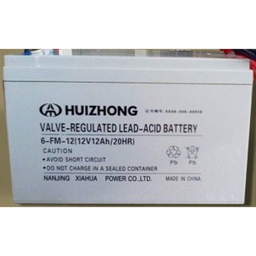 HUIZHONG蓄电池12V12AH消防设施6-FM-12机器内置UPS用/电梯