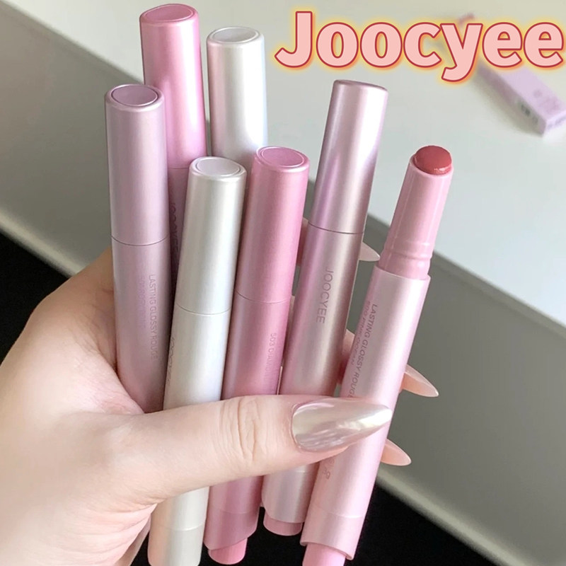 joocyee酵色固体唇蜜镜面唇釉500灰粉海纯欲欧若裸色口红水光503