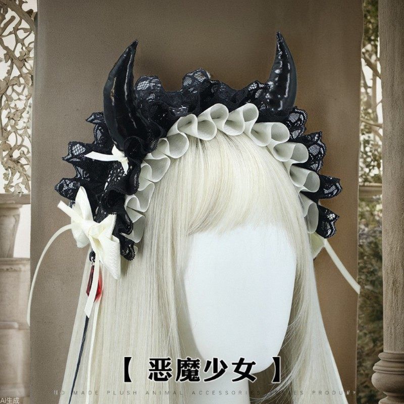 头饰哥特日系发卡Lolita发带百搭