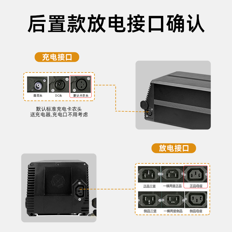 深远大容量后置款折叠代驾专用电动车自行车48V三元锂电池不虚标