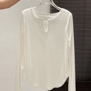 不规则慵懒防晒罩衫 女长袖 春秋宽松轻薄上衣 V领空调衫 上身美爆了