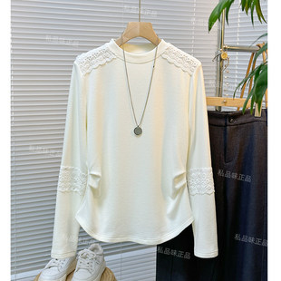 上衣 德绒自发热简约休闲长袖 不敢想象穿上有多好看 2025秋冬新款