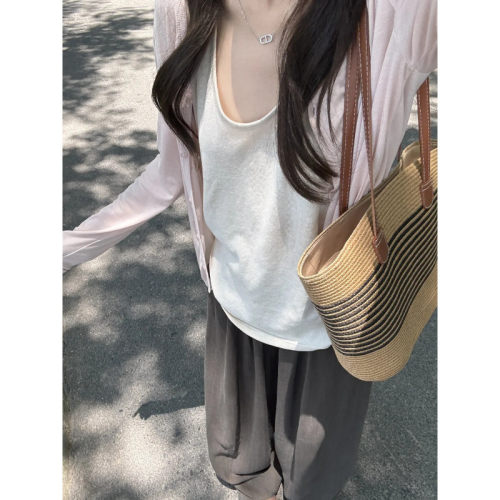 真是让我挖到宝了！少女粉色防晒开衫女2026夏季薄款休闲长袖上衣