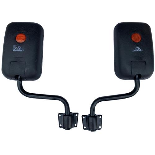 电动摩托三轮车全棚车后视镜全家福反光镜改装大视野倒车镜快餐车