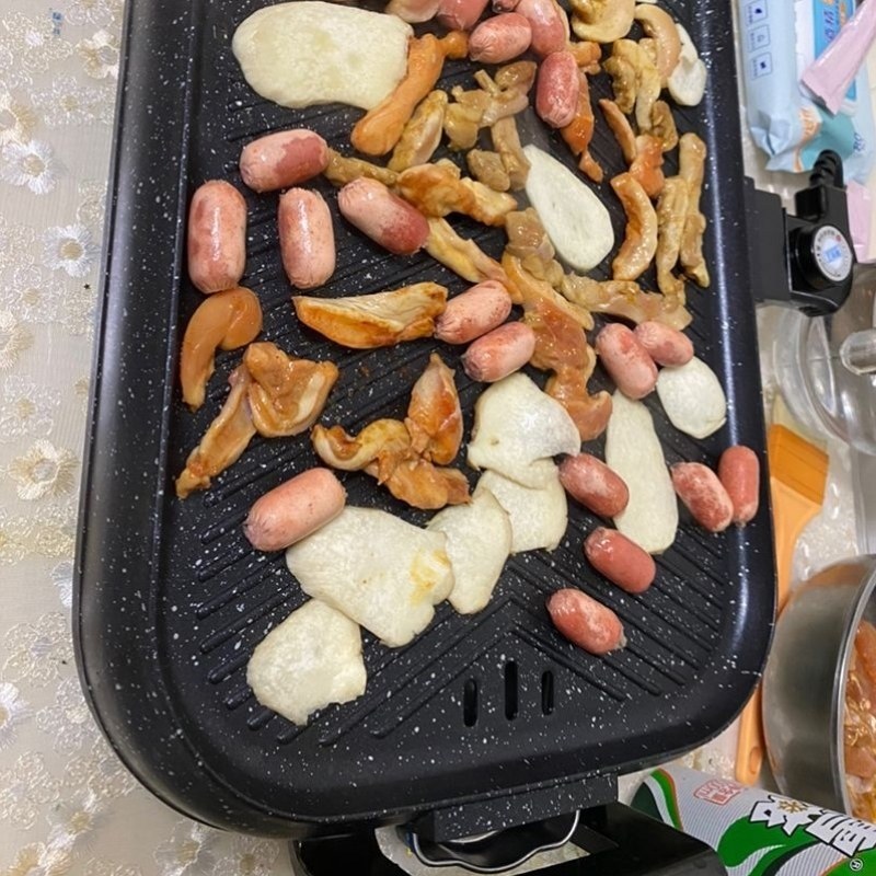 韩式盘电烤粘烩聚盘电无烟多功能烤鱼炉不烧家用烤肉铁板烧烧烤王