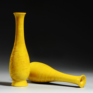 金丝楠木雕刻花瓶摆件中式实木客厅插花创意酒柜博古架桌面装饰品