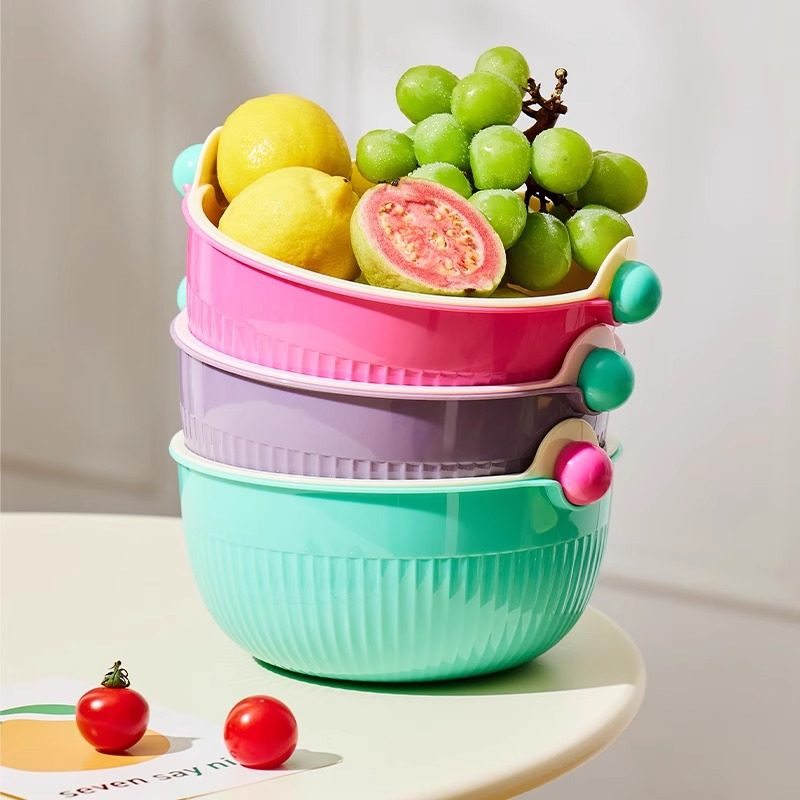 多巴胺圆球洗菜盆沥水篮家用厨房碗盘洗菜篮滤水淘菜盆客厅水果盘,餐饮具,果盆/果盘/果篮,淘宝优惠券,粉丝福利购,淘宝优惠卷