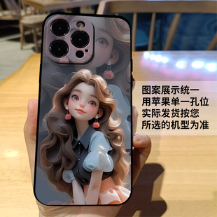 x80硅胶全包x90pro软套磨砂x100s磨砂保护套Y200防摔女神高级感neo8创意 励志好运女孩适用vivox70手机壳新款