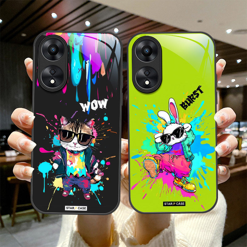 个性可爱涂鸦动物适用于neo7vivoY300pro新款手机壳Y200I钢化玻璃X200pro高级感防摔neo9全包X90硅胶边保护套