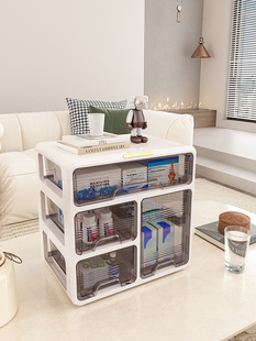 日本进口药箱家庭装急救药品药物药盒收纳箱分格防尘防潮抽屉式多