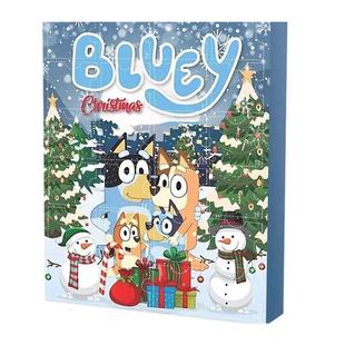 Figure Christmas Gift Bluey Calendar Set Advent Myster 24Pcs