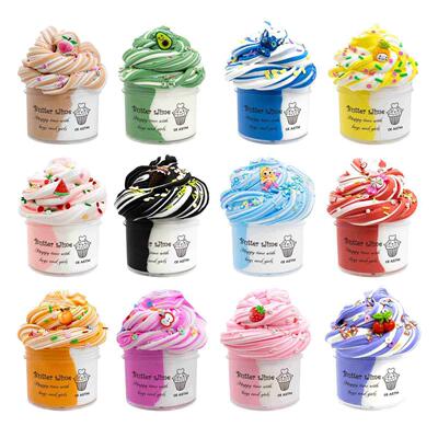 Slime Kit Butter Mud Set Color Mud 70ml Fruit Style DIY Play