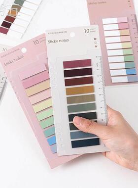 200 Sheets Flags Tabs Neon Page Markers Paper Index Bookmark