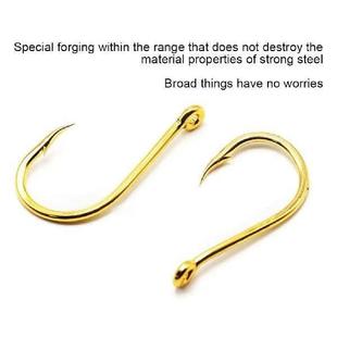 Iseni Tube Pay 1PCS Sea Hook Golden Fishing Fish
