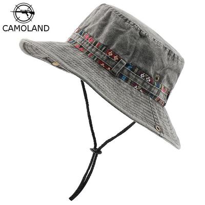 Cotton Sun Hats For Women Men Bucket Hat Outdoor Beach Cap
