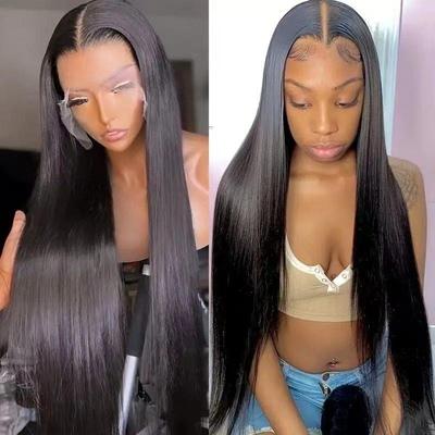 Straight HD Lace Frontal Wig Human Hair Wigs 13x4 13x6 Trans