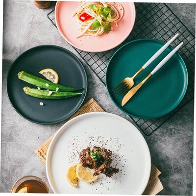 Nordic ceramic Western dish steak dish household plates set1