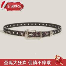 1pc etBalo Buckle RMhineston838e Belt ody Four Seasns StyleS