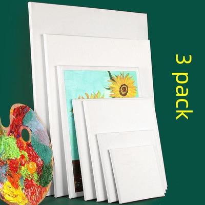 Stretched Canvas Board Painting Canvas for Oil Acrylic Paint