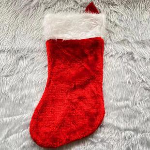 Adult Christmas Plush Red Children Socks
