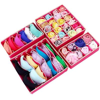 1PCS Storage Boxes Underwear Divider Drawer Lidded Closet Or
