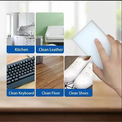 50/100Pcs Magic Sponge Cleaner Melamine Foam Scrubber for Ki