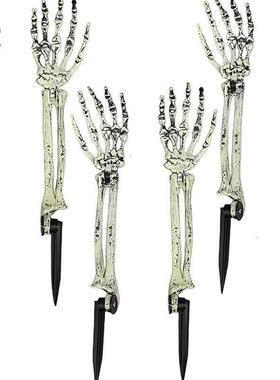 Halloween plastic prosthetic hand skeleton prop万圣节道具手