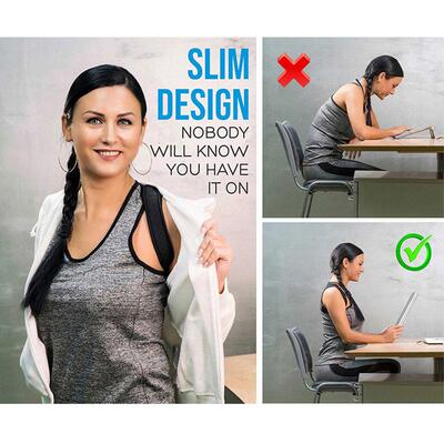 Student Adult Male Female Back Posture Adjustment