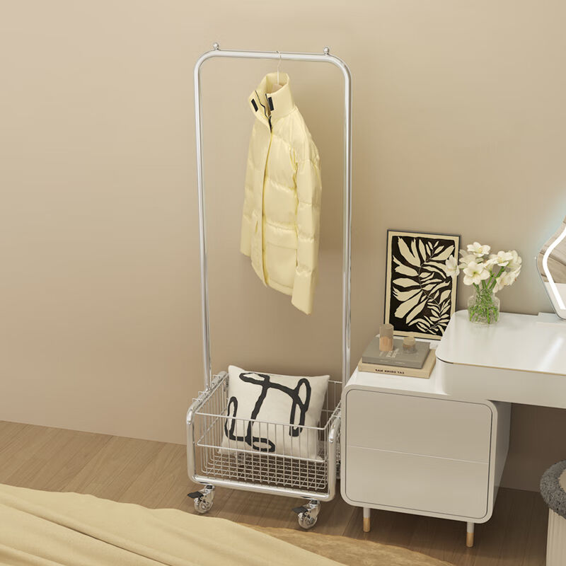 轻奢可移动衣帽架落地家用衣服收纳神器现代简易隔夜挂衣架晾衣|