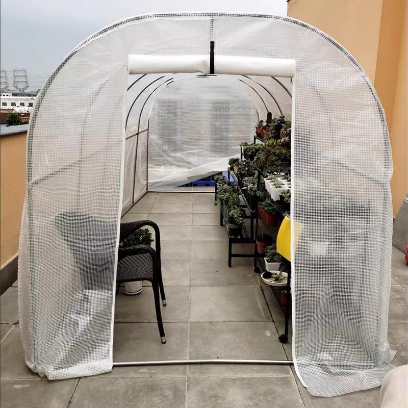 多肉三角梅防雨防冻防风保湿镀锌管温室大棚加粗加厚庭院流浪猫狗