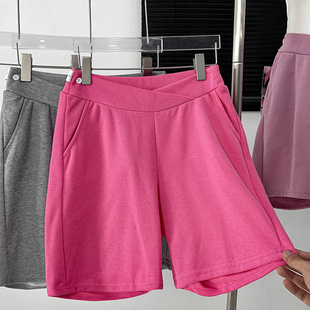 孕妇夏装低腰裤子夏季外穿五分裤宽松大码阔腿裤夏天怀孕期短裤夏