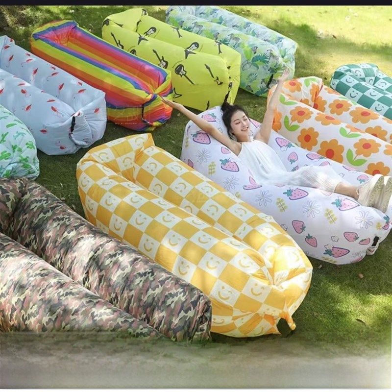 音乐节充气沙发户外野餐露营懒人沙发网红充气床双人便携空气躺