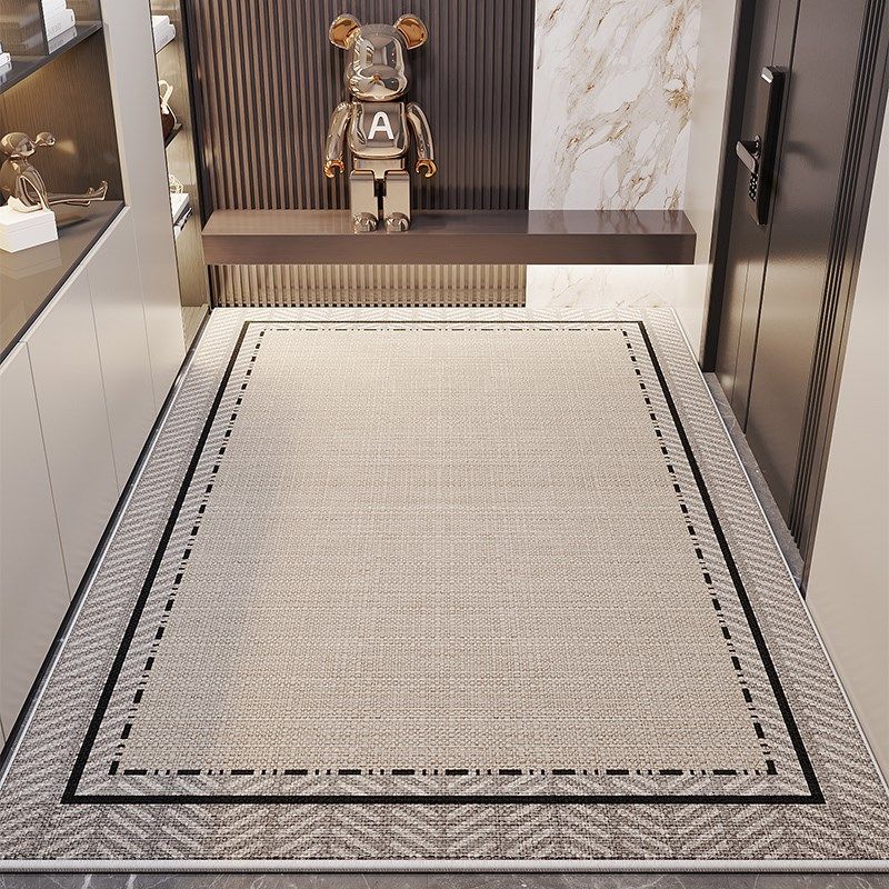 2025新款轻奢感入户亚麻吸水地垫防滑耐磨脚垫除尘可裁剪进门脚垫,居家布艺,入户地垫,淘宝优惠券,粉丝福利购,淘宝优惠卷