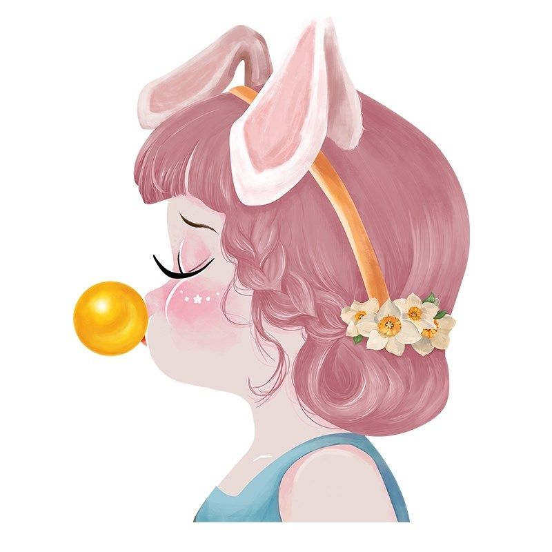 网红现代简约儿童房装饰画可爱女孩房间卧室公主挂画床头房背景墙,家居饰品,现代装饰画,淘宝优惠券,粉丝福利购,淘宝优惠卷