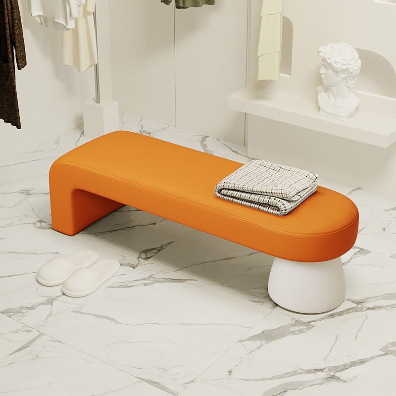入户门换鞋凳门口家用轻奢高级感进门穿鞋凳创意卧室长条床尾凳子