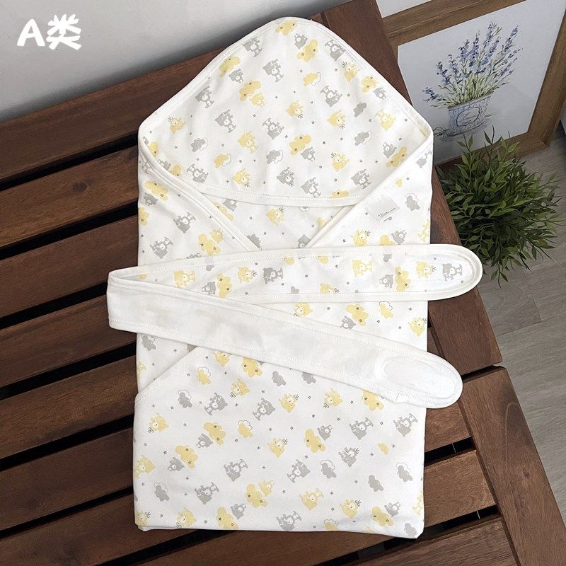 婴儿抱被新生儿用品包被春秋夏季纯棉双层薄款小被子初生宝宝包巾,婴童用品,婴童抱被/抱毯,淘宝优惠券,粉丝福利购,淘宝优惠卷