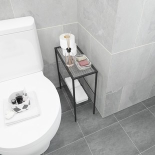 卫生间马桶夹缝置物架落地厕所浴室坐便器旁边的收纳架放纸可定制