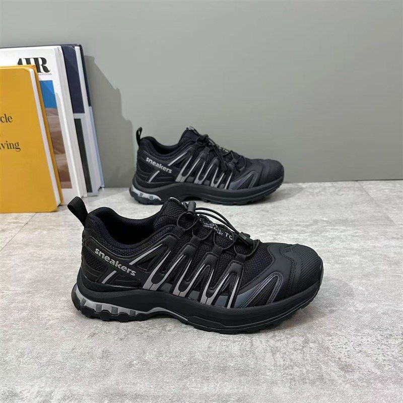 男鞋2025新款夏季网面透气休闲运动鞋男士户外防滑软底徒步登山鞋