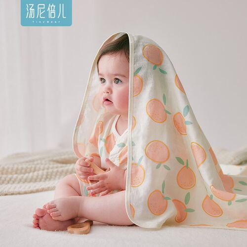 汤尼倍儿新生儿包单初生婴儿产房包巾纯棉夏季纱布抱被用品襁褓巾