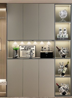 家居酒柜装饰品摆件现代轻奢餐边柜红酒杯架展示套装组合工艺摆设