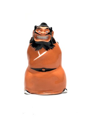 不仁斋新款 薛继业雕塑 小号+迷你款背手剑钟馗摆件潮玩